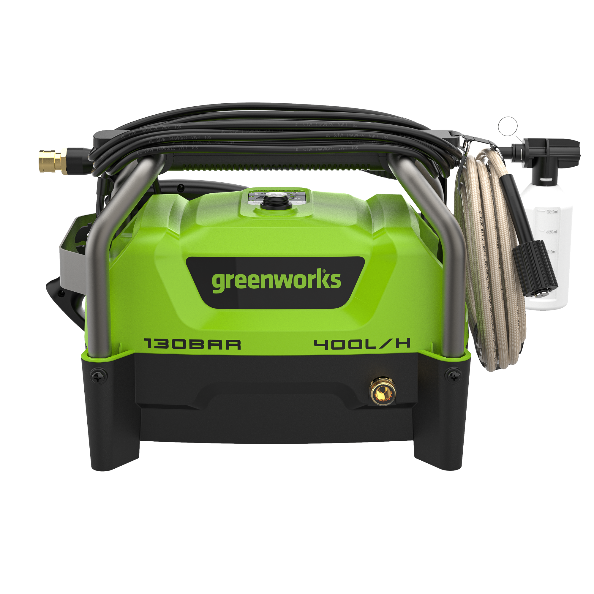 Мойка высокого давления 130 бар 1700 Вт электрическая Greenworks PW3130