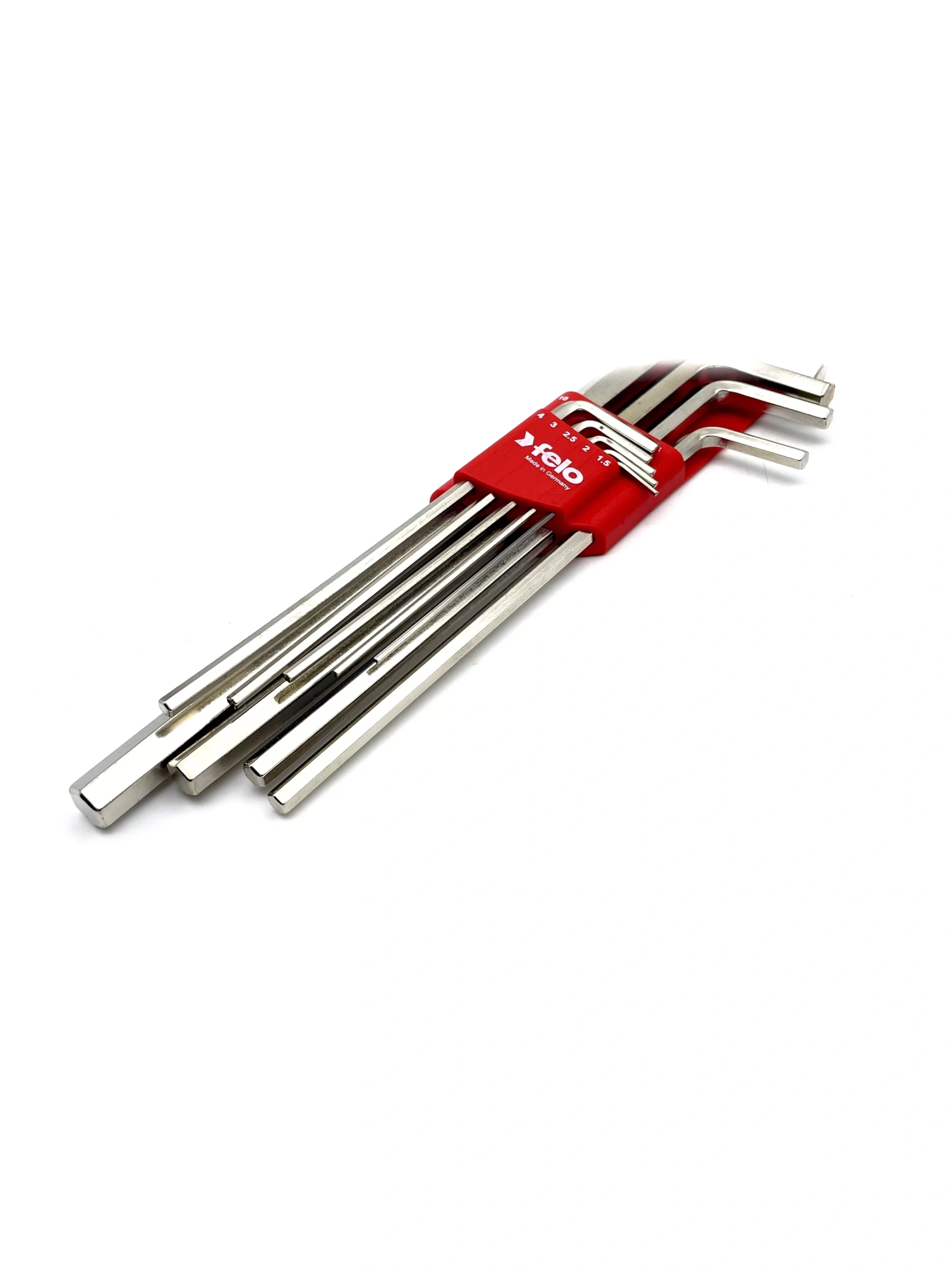 Felo Набор ключей Г-образных шестигранных удлиненных 9шт HEX 1,5-10,0мм 34600911