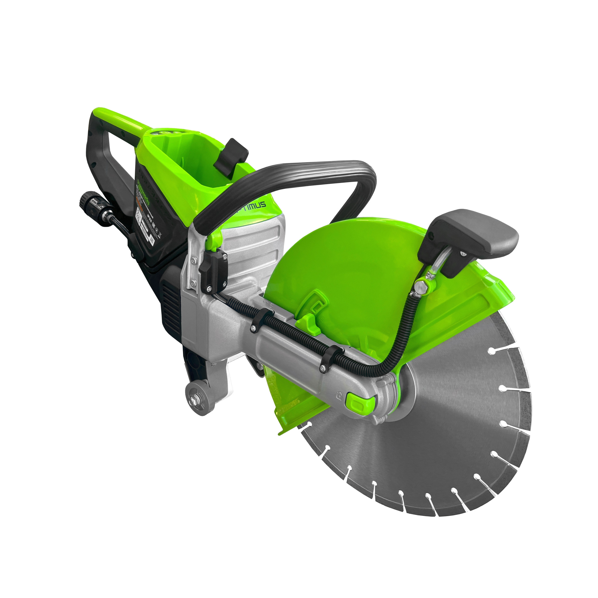 Бетонорез 350 мм, 4,3 кВт, аккумуляторный Greenworks 82V 1501307, бесщеточный, без АКБ и ЗУ