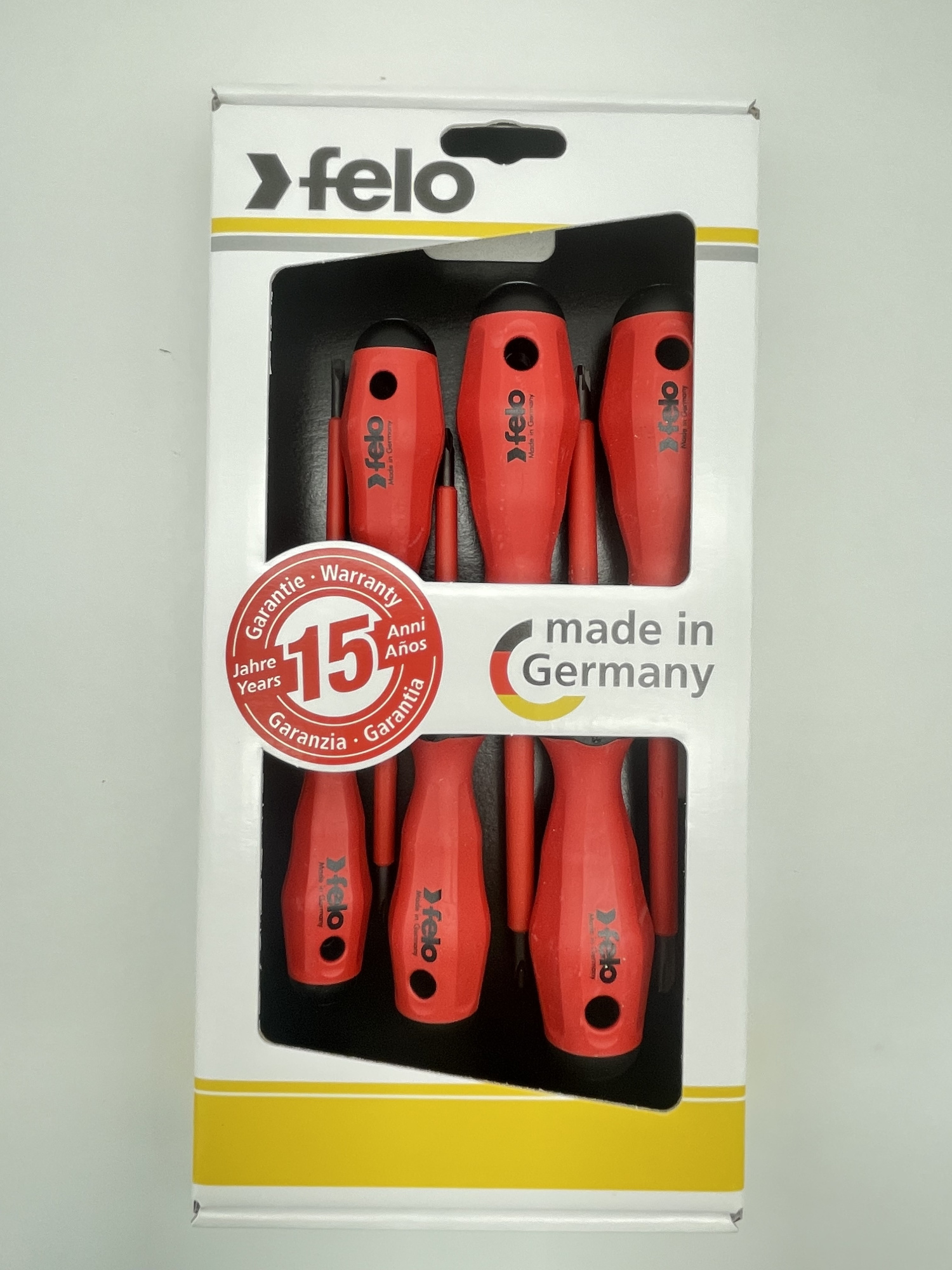 Набор изолированных отверток  SL, Z, H, PH 6 шт FELO 51396697