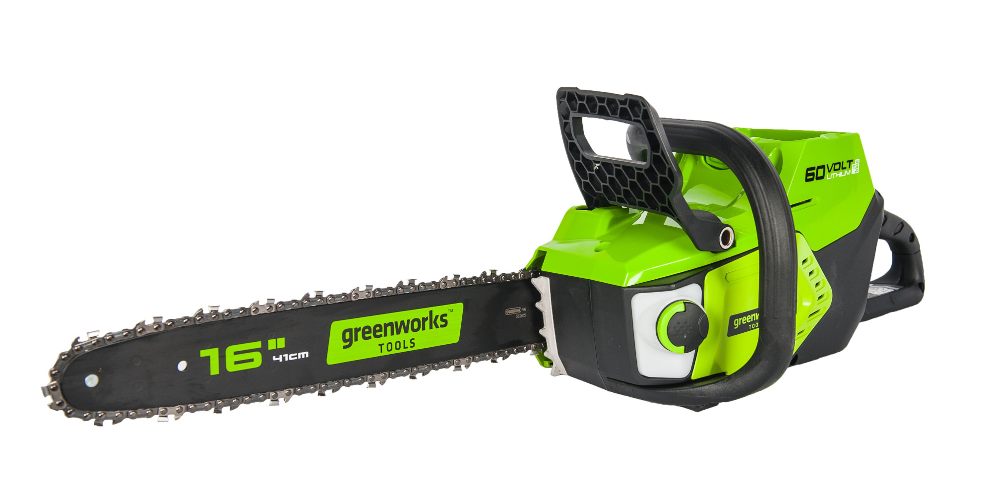 Пила аккумуляторная цепная Greenworks 40 см 60V GD60CS40, бесщёточная, без АКБ и ЗУ