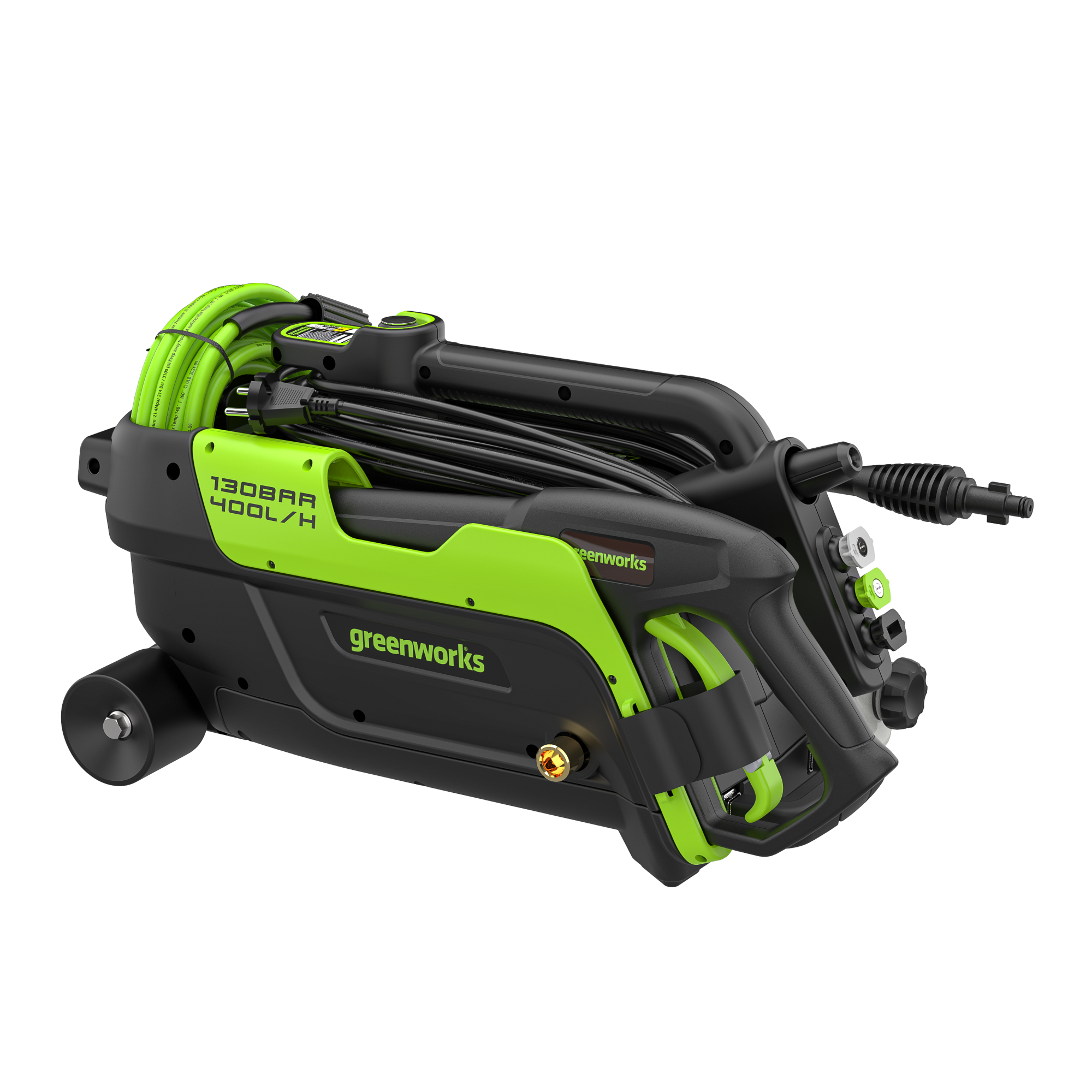Мойка высокого давления 130 бар 1700 Вт электрическая Greenworks PW5130