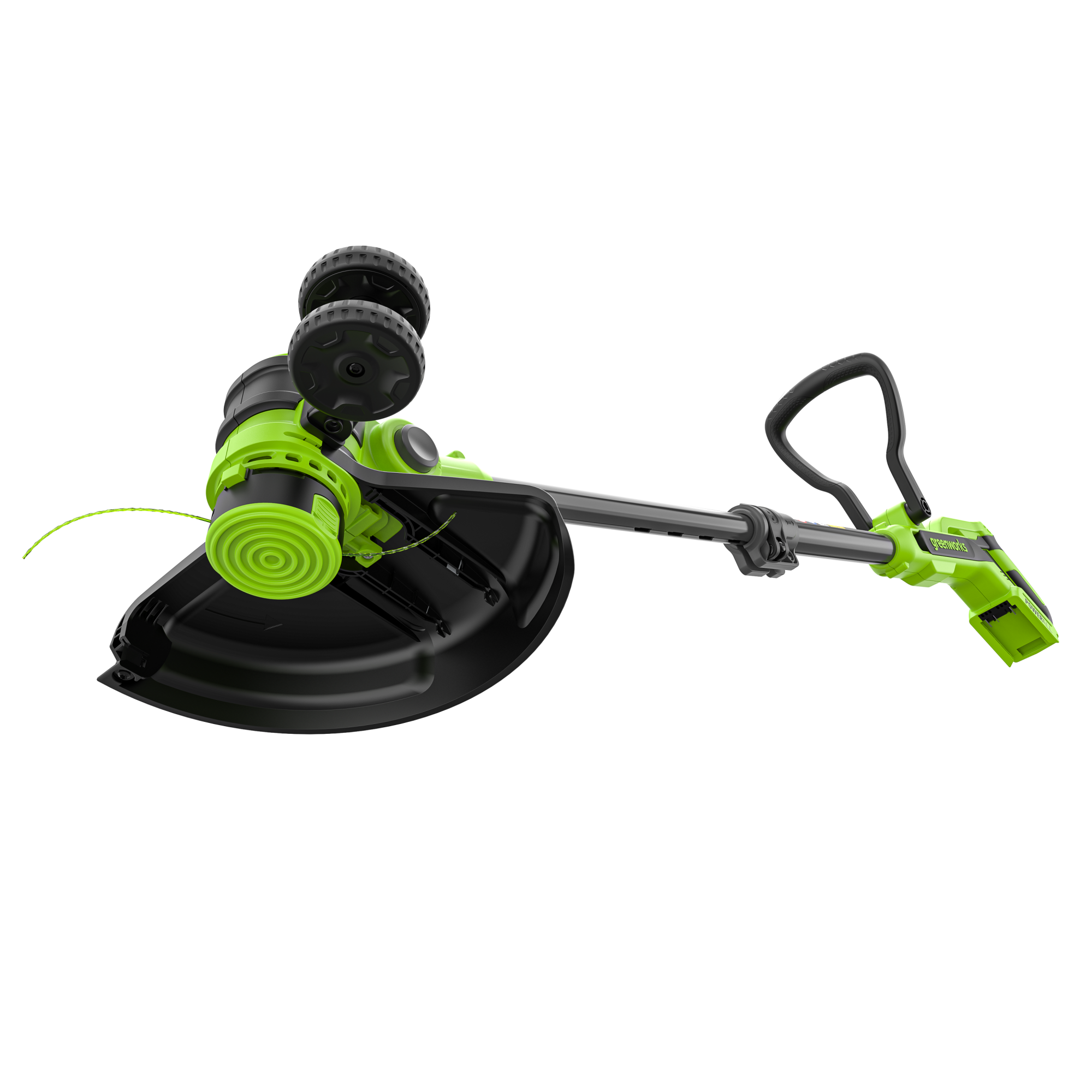 Триммер аккумуляторный Greenworks 30 см 24V ST3002 ST3002A3 с пластиковым ножом, бесщёточный, без АКБ и ЗУ