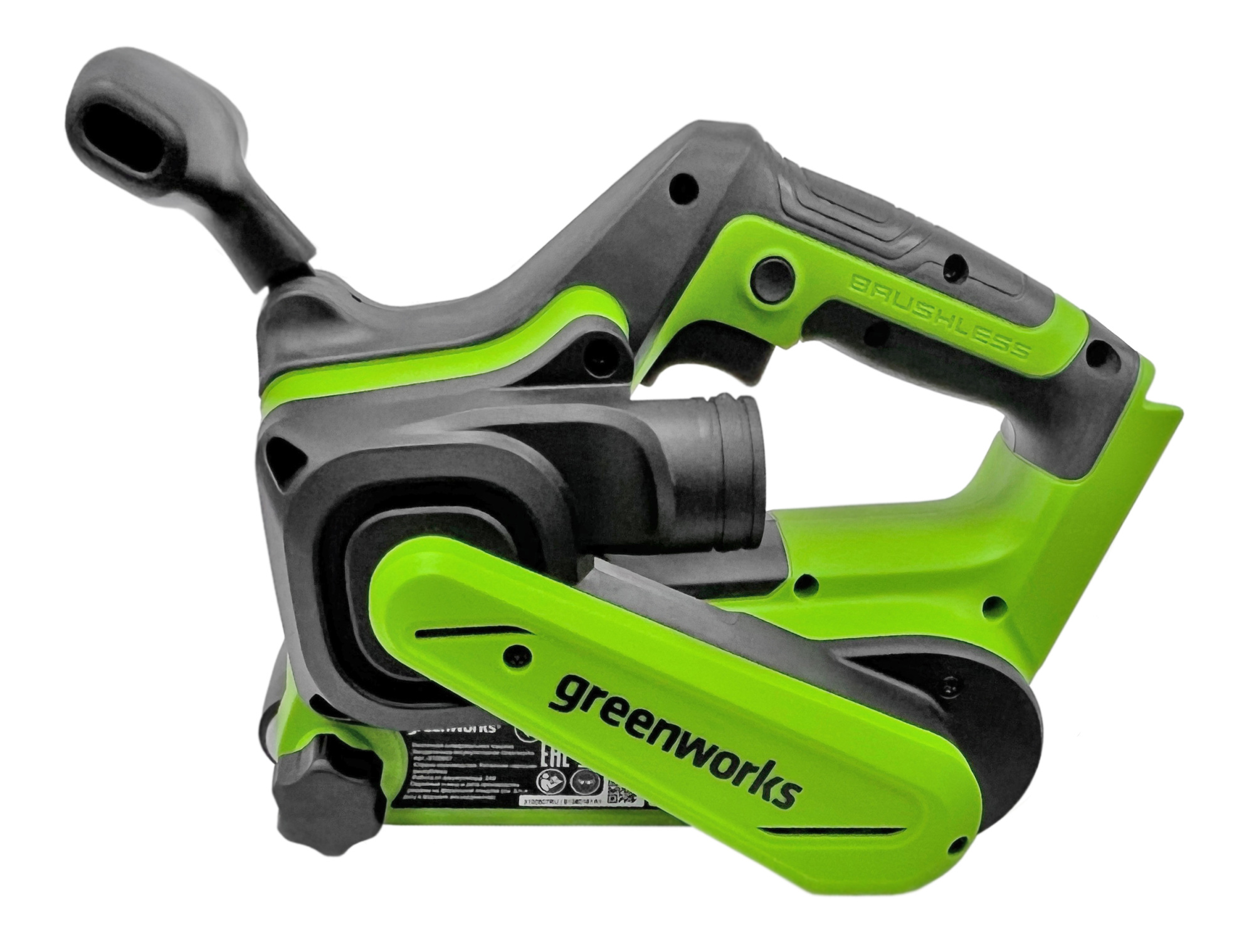 Ленточная шлифовальная машина аккумуляторная Greenworks 24V G24BS 3100607, бесщеточная, без АКБ и ЗУ