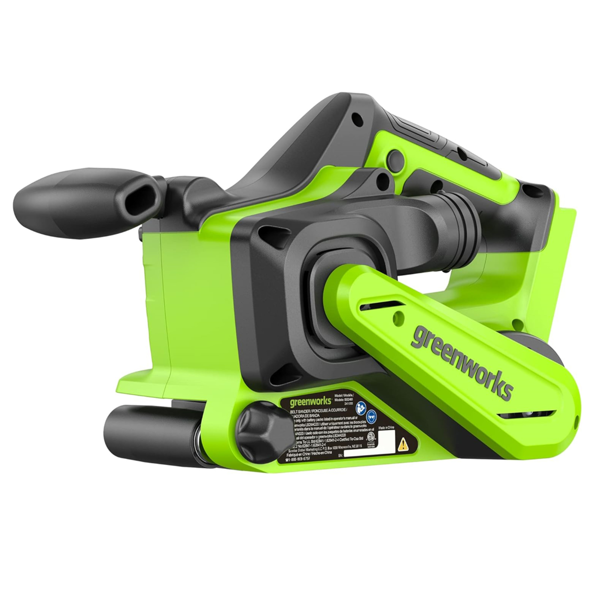 Ленточная шлифовальная машина аккумуляторная Greenworks 24V G24BS 3100607, бесщеточная, без АКБ и ЗУ