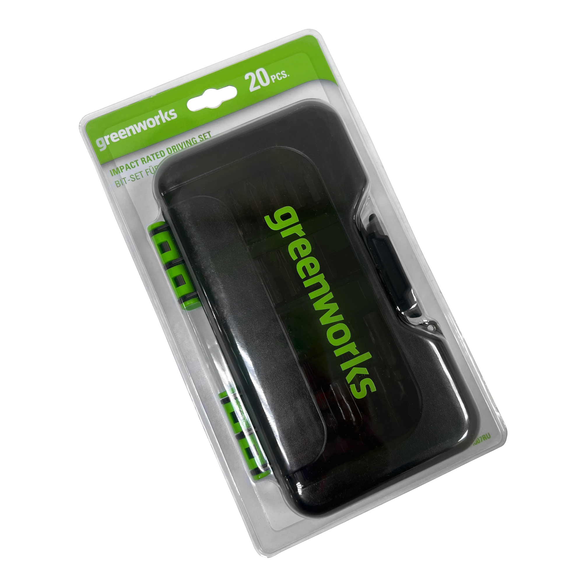 Набор бит Greenworks 2944007 (20 шт.), в кейсе