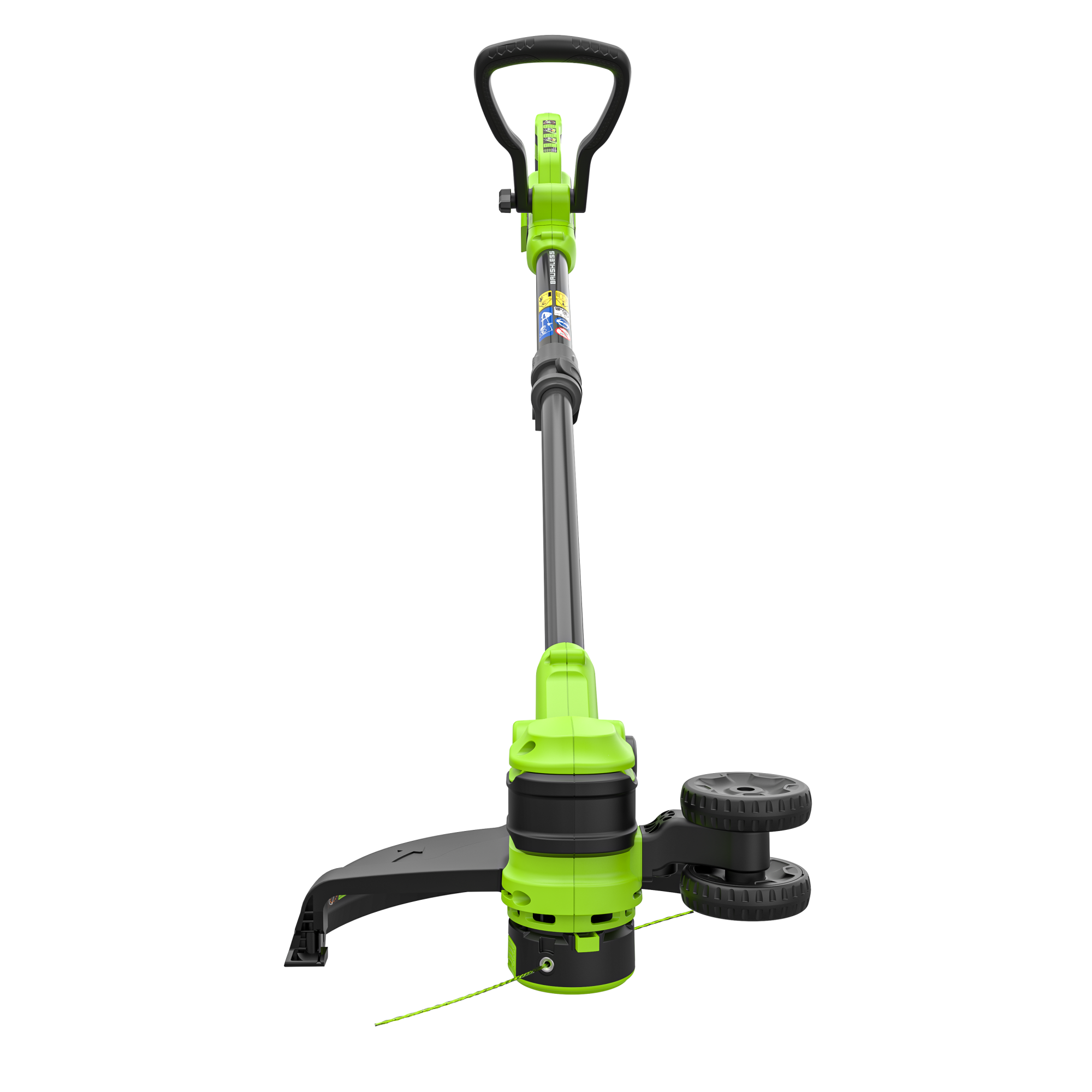 Триммер аккумуляторный Greenworks 30 см 24V ST3002 ST3002A3 с пластиковым ножом, бесщёточный, без АКБ и ЗУ