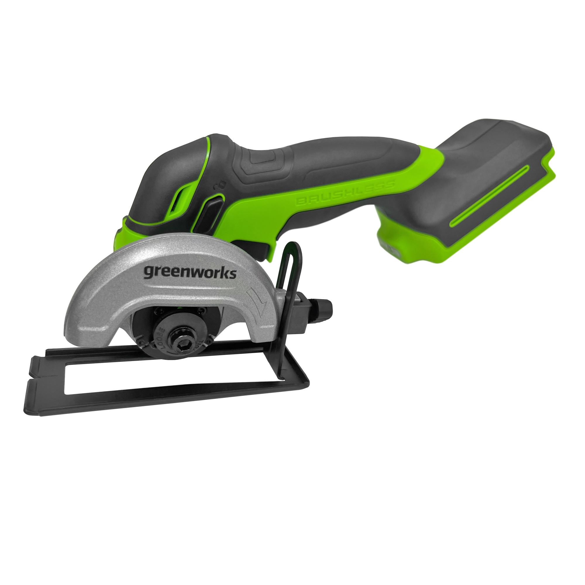 Углошлифовальная машина (болгарка) 76 мм аккумуляторная Greenworks 24V GD24UCS 3402007, бесщеточная, без АКБ и ЗУ