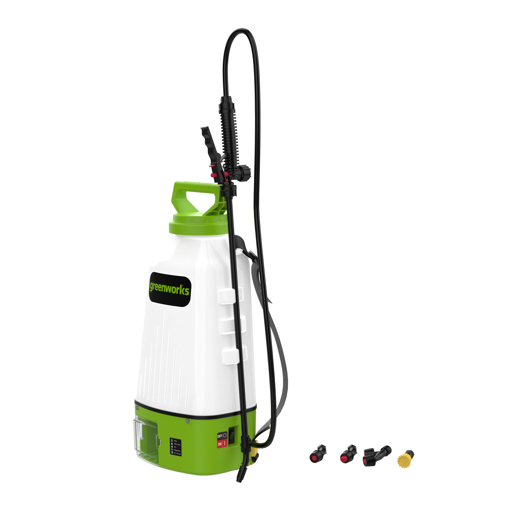 Опрыскиватель садовый 10 л аккумуляторный Greenworks 24V BPS2410, без АКБ и ЗУ